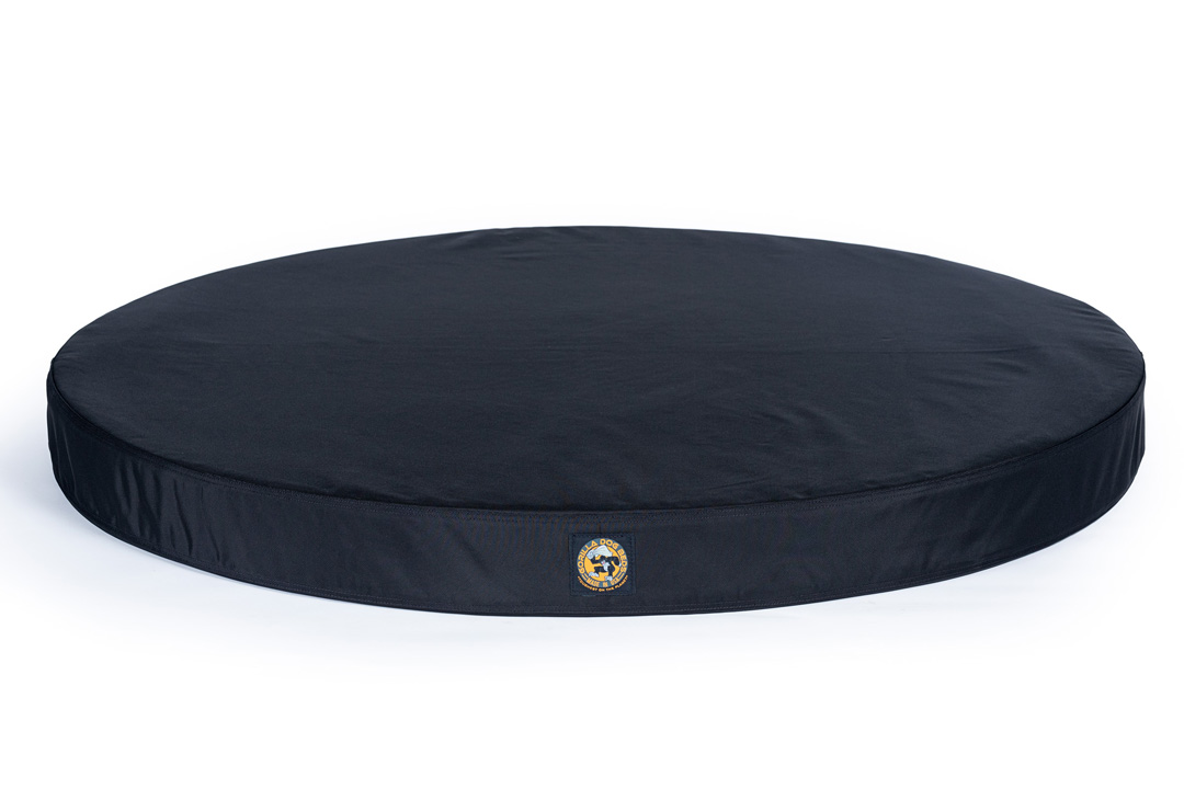 Solid Color Gorilla Ballistic Round Orthopedic Dog Bed Replacement