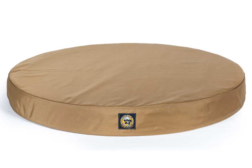 Solid Color Gorilla Ballistic Round Orthopedic Dog Bed Replacement