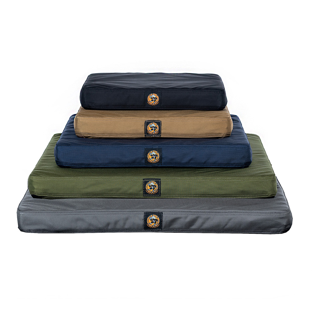 Solid Color Gorilla Ballistic Rectangular Orthopedic Dog Bed