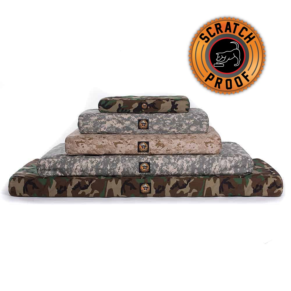 Gorilla Dog Beds® Tough Camo Orthopedic Rectangular Replacement Bed