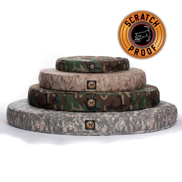 Gorilla Dog Beds® Tough Camo Orthopedic Round Replacement Bed Covers
