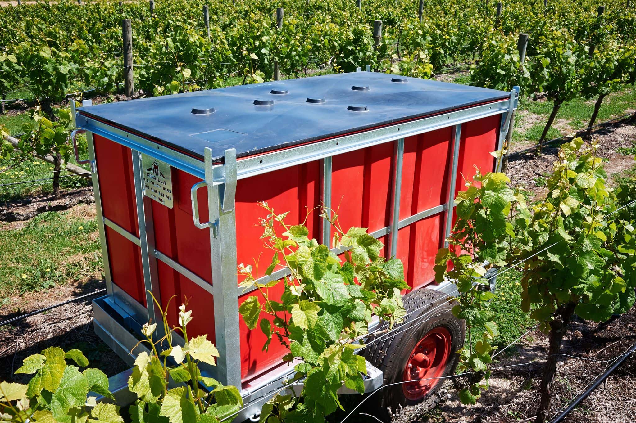 Grape Bin Trailers Vineyard Bin Trailers Gorilla Products