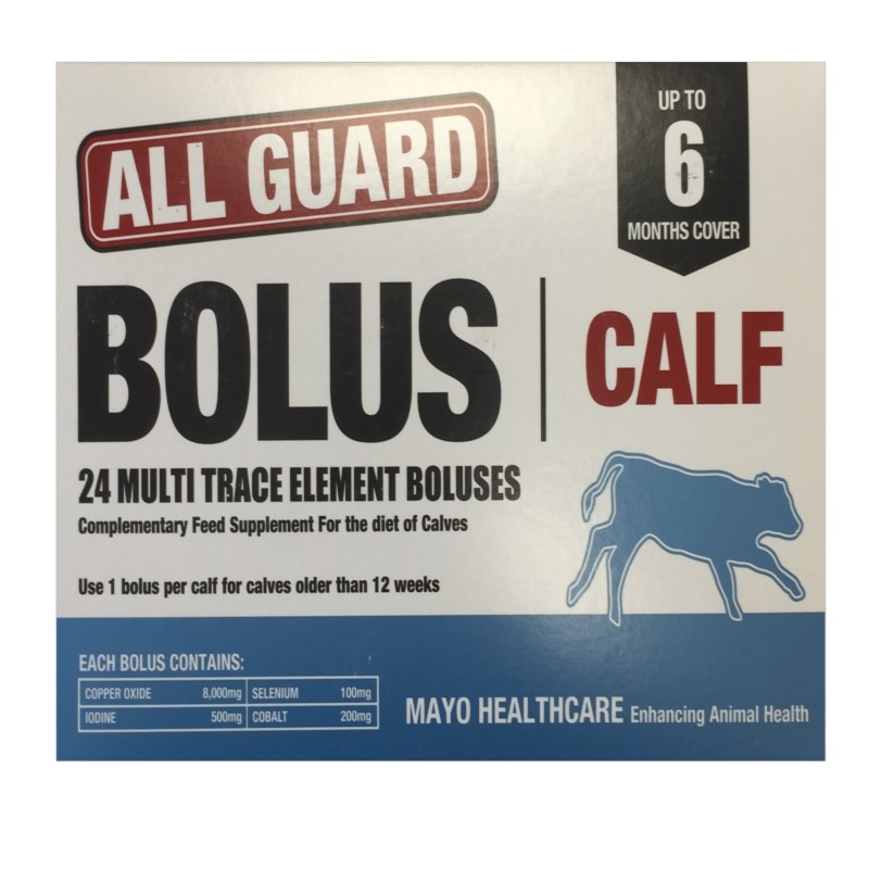 All Guard Bolus (Calf) 24 Boluses Gormley Agri Quality Feed and