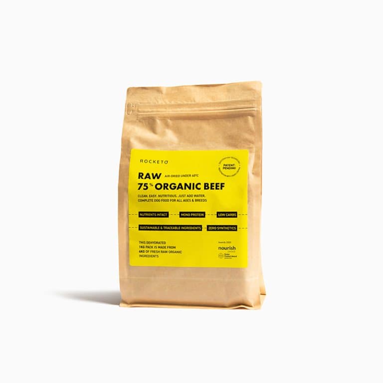 Organic Beef AirDried Dog Food Rocketo