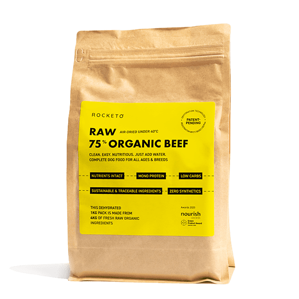 Organic Beef AirDried Dog Food Rocketo