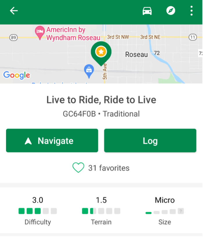 Geocaching in Northern MN Explore Roseau, MN