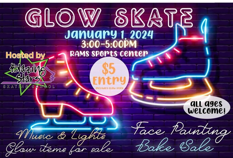 GLOW SKATE Go Explore Roseau, Minnesota