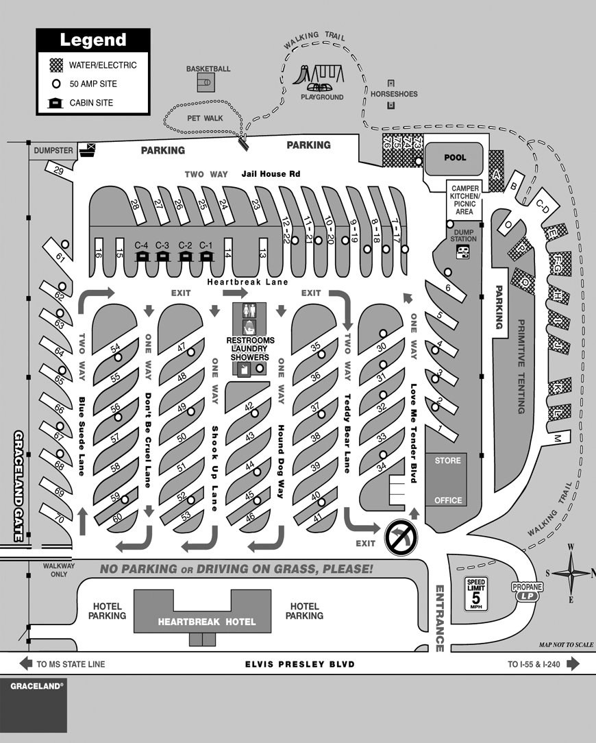 RV Campground at Graceland RV Rental Memphis, TN Go RV Rentals