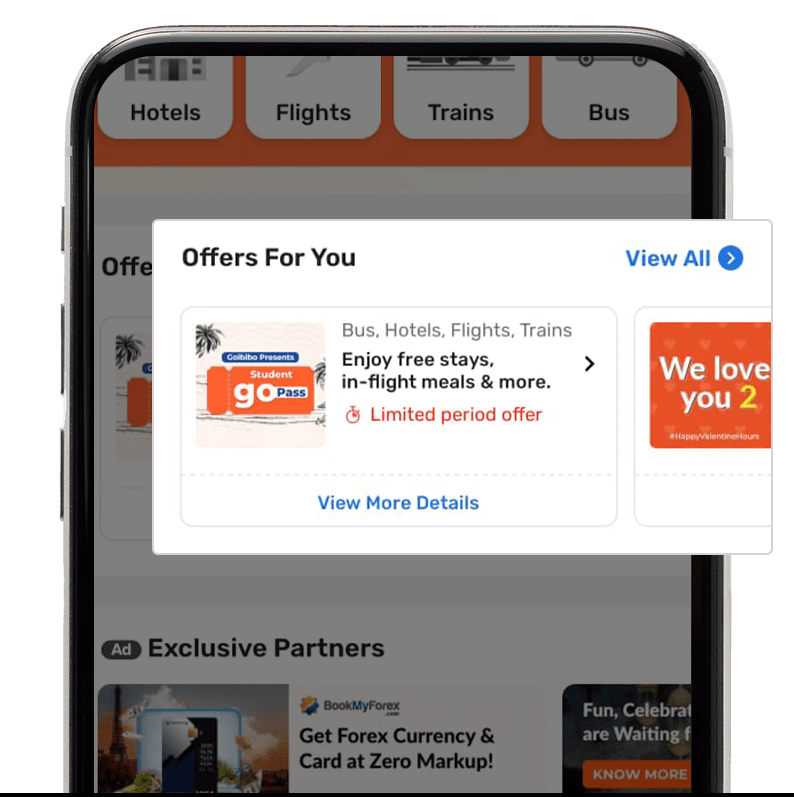 Goibibo Presents Student goPass