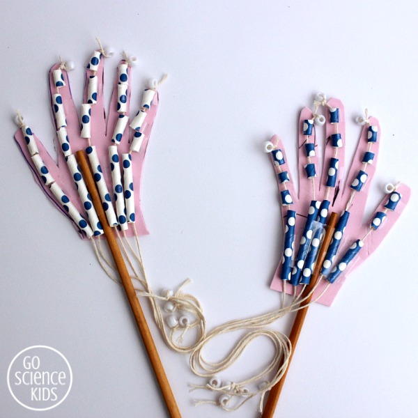 How to make an articulated hand {with cool movable fingers} Go