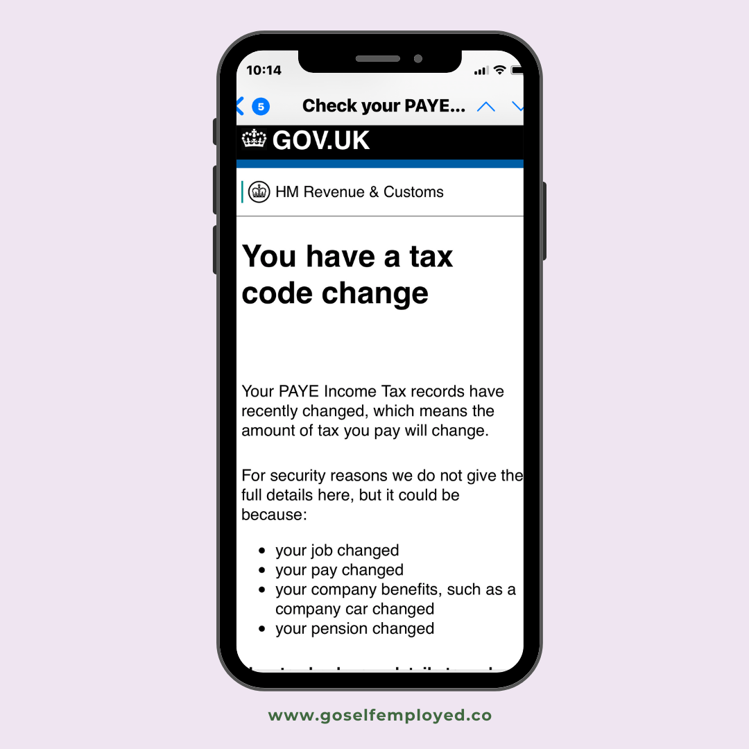 Why Did HMRC Change My Tax Code?