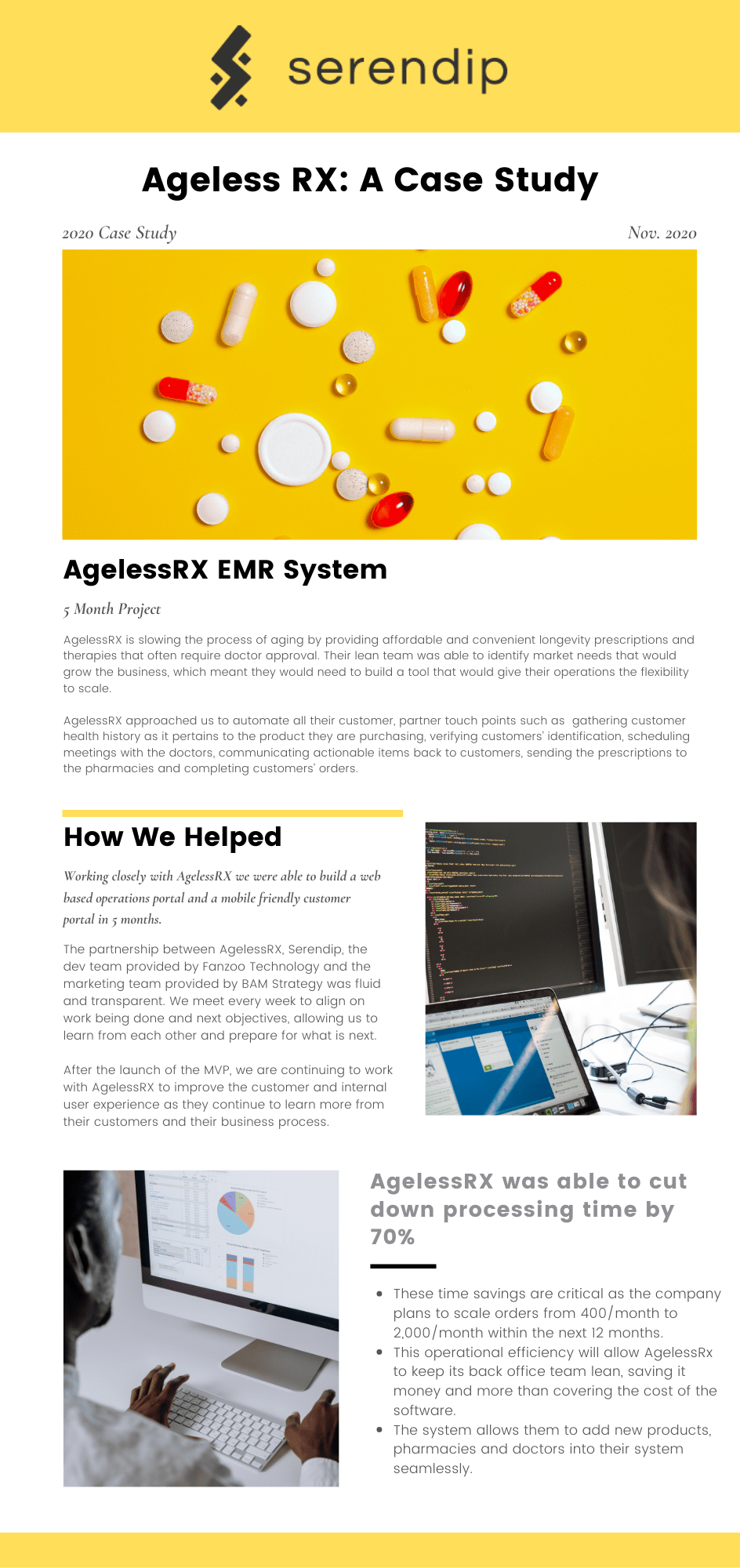 AgelessRX EMR Serendip Technology