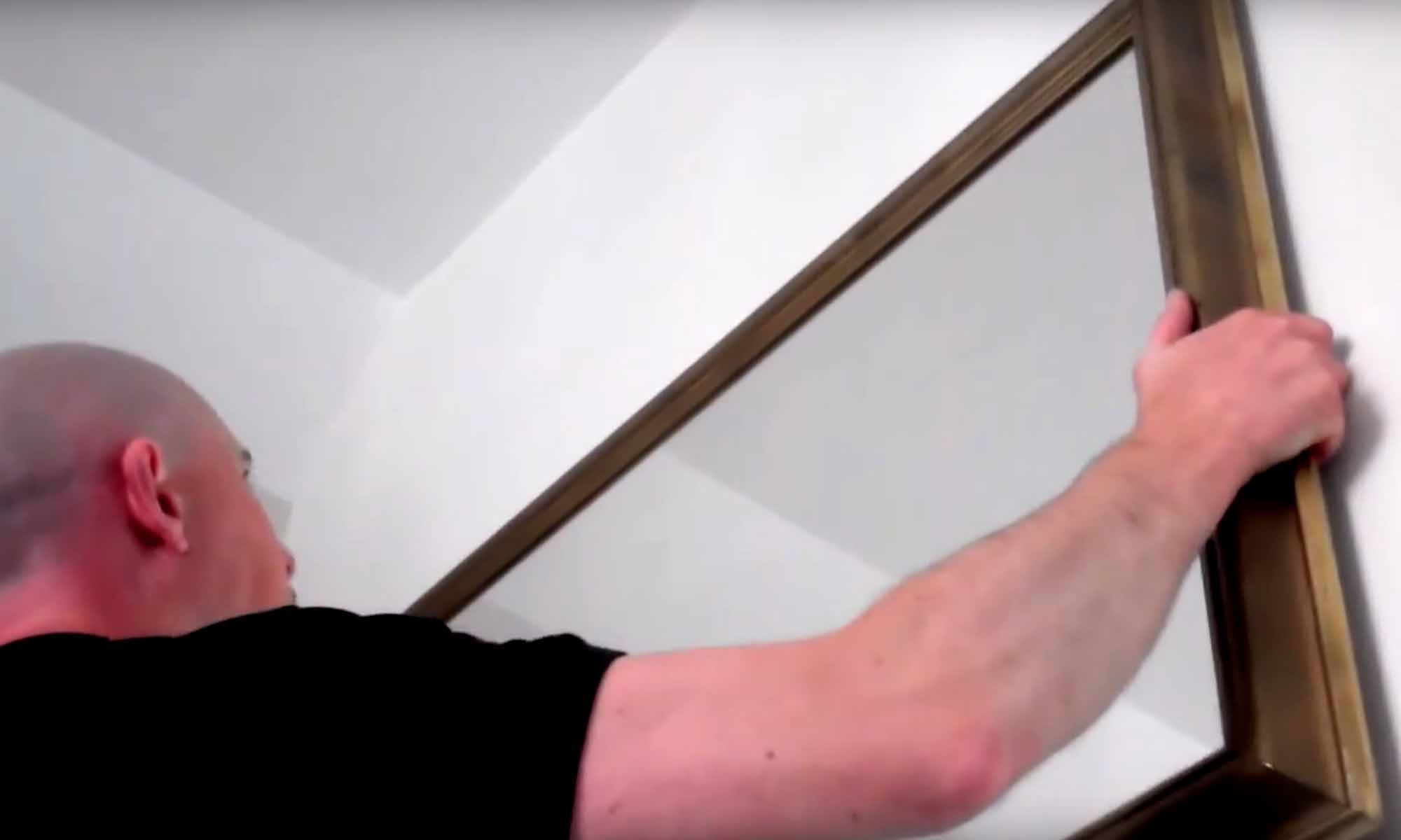 Hanging a Medium Weight Mirror with a Chain