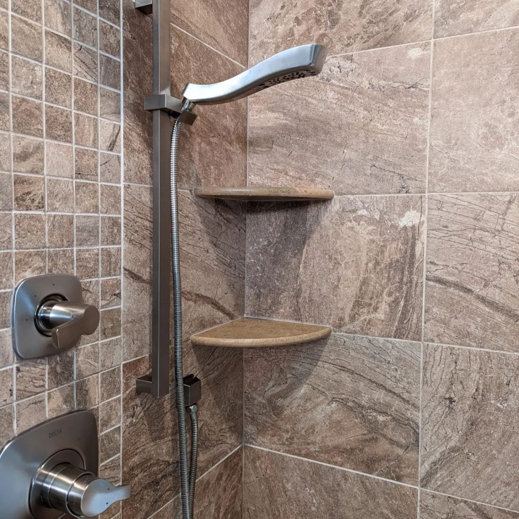 The GoShelf Solution Shelving for Shower Stalls