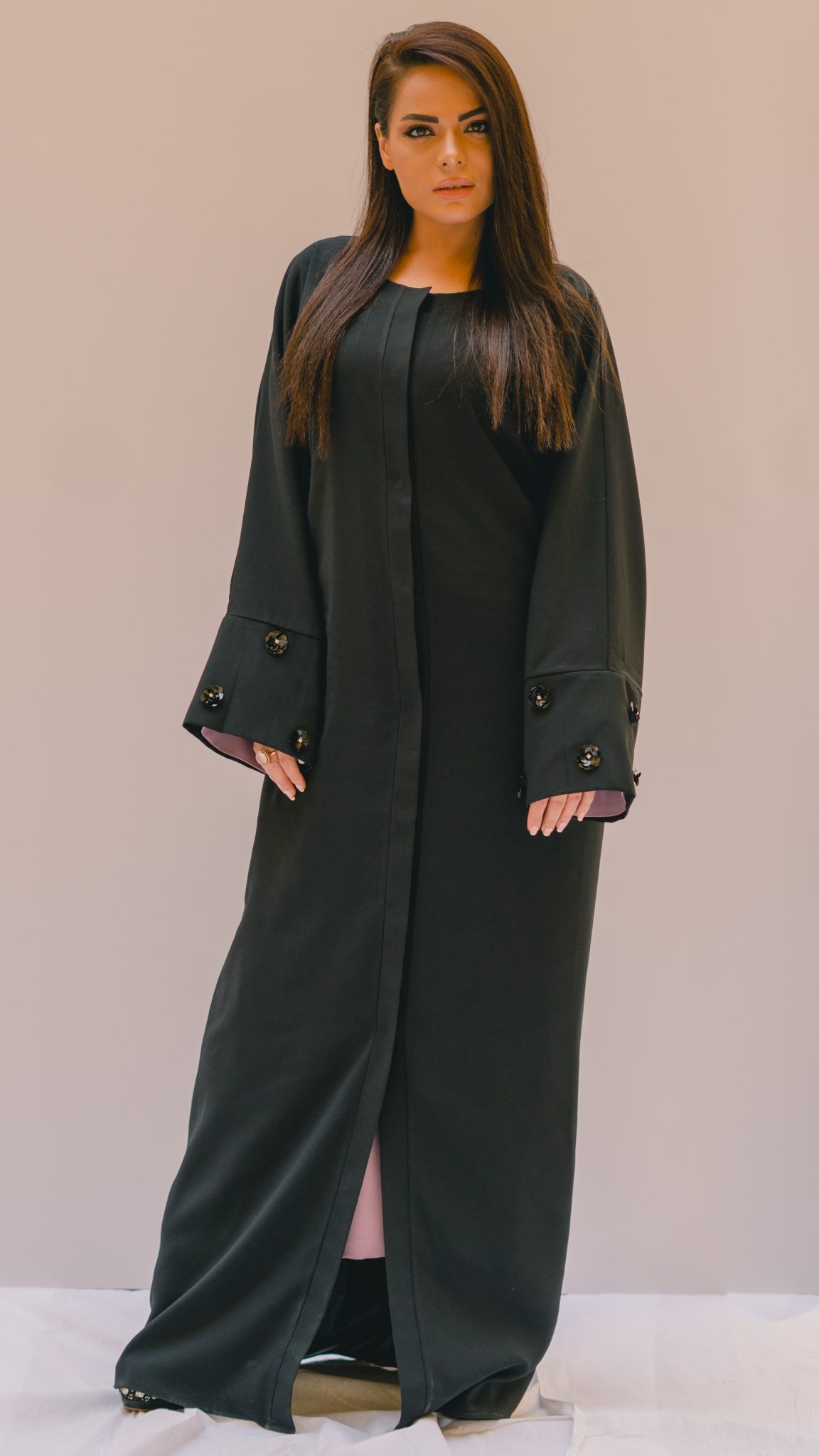 Sleeve Embellished Black Abaya » Home of Slow Fashion