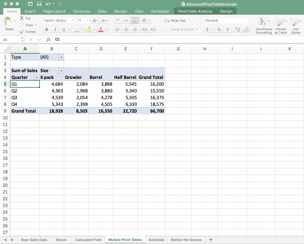 6 Advanced Pivot Table Techniques GoSkills