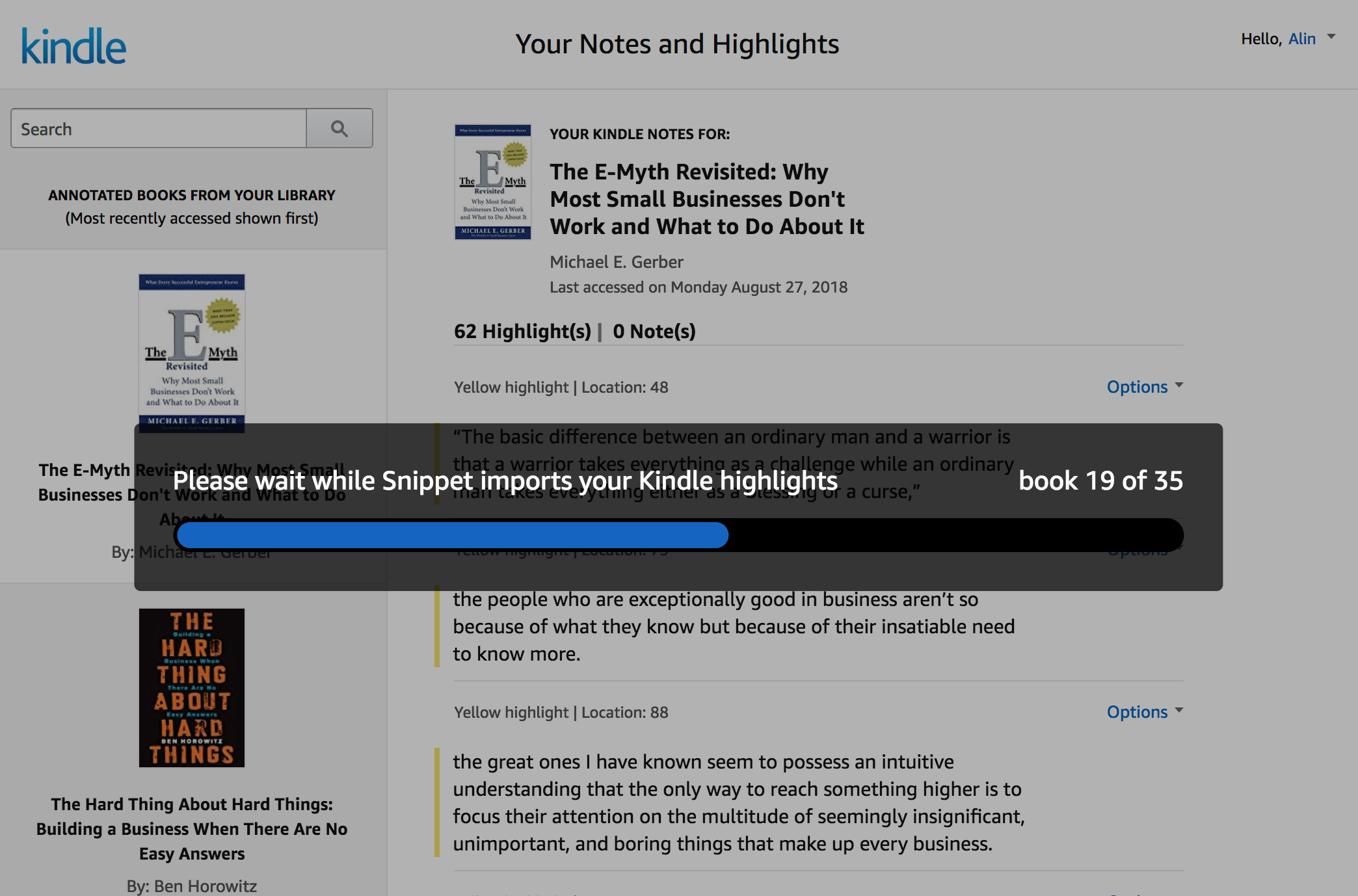 How to setup the Bookmarklet Snippet