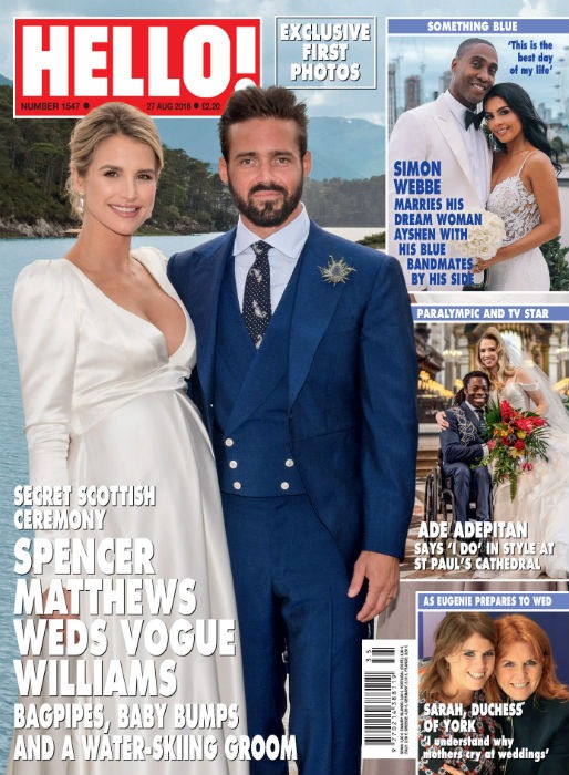 Vogue Williams and Spencer Matthews’ wedding photos FINALLY revealed