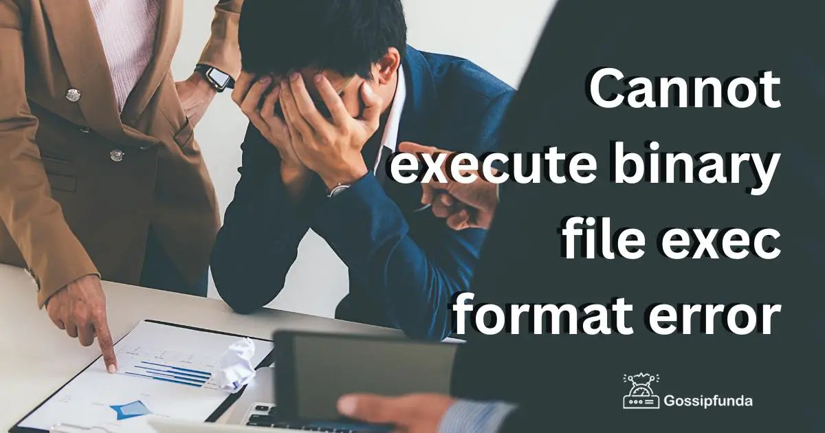 Cannot execute binary file exec format error Gossipfunda