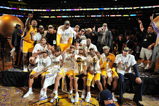 NBA Finals 2010 Game 7 the Los Angeles Lakers Win Championship Title Over the Boston Celtics!