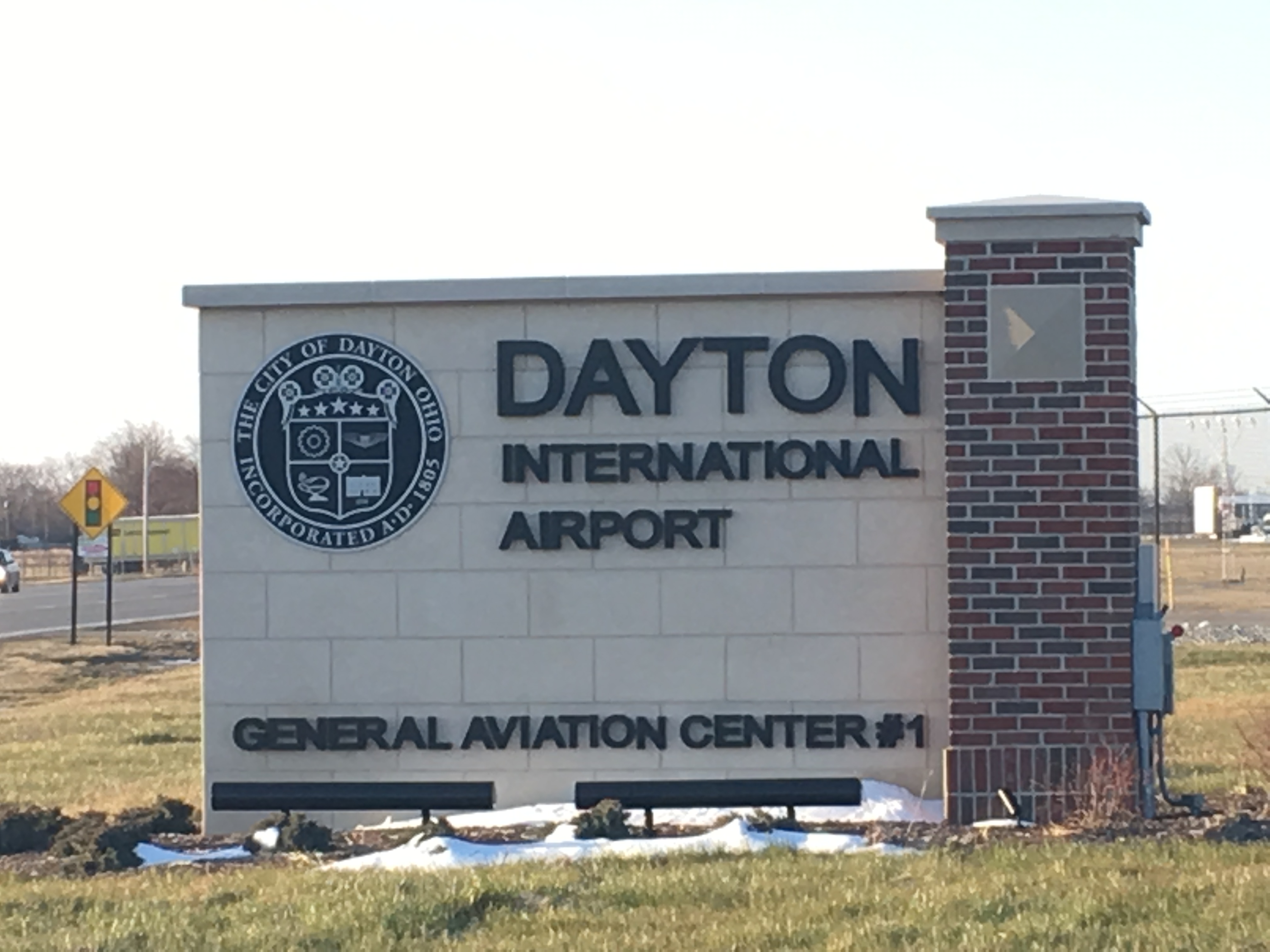 Signage/Dayton International Airport Gostomsky Masonry