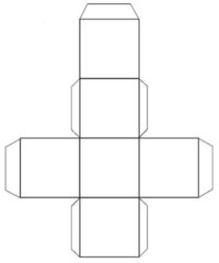 How to Make a Cube - a Free Printable 3d Net - Great Shape Lesson Idea
