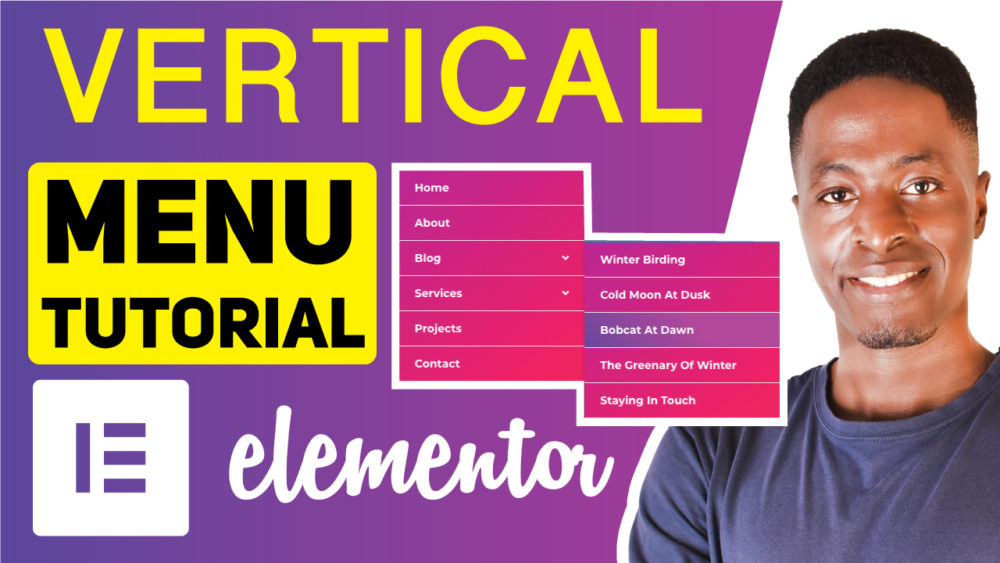 How to Create a Vertical Menu in Elementor (Free Elementor Vertical