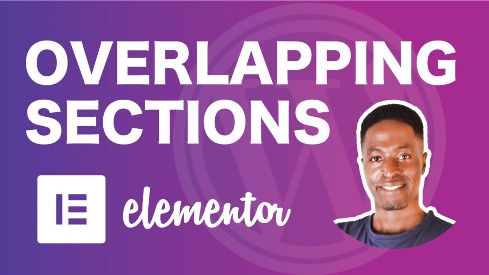 How to Overlap Sections in Elementor