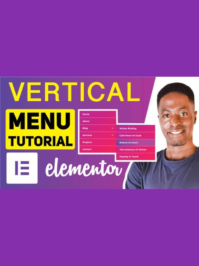 How To Create A Vertical Menu In Elementor (Free Elementor Vertical