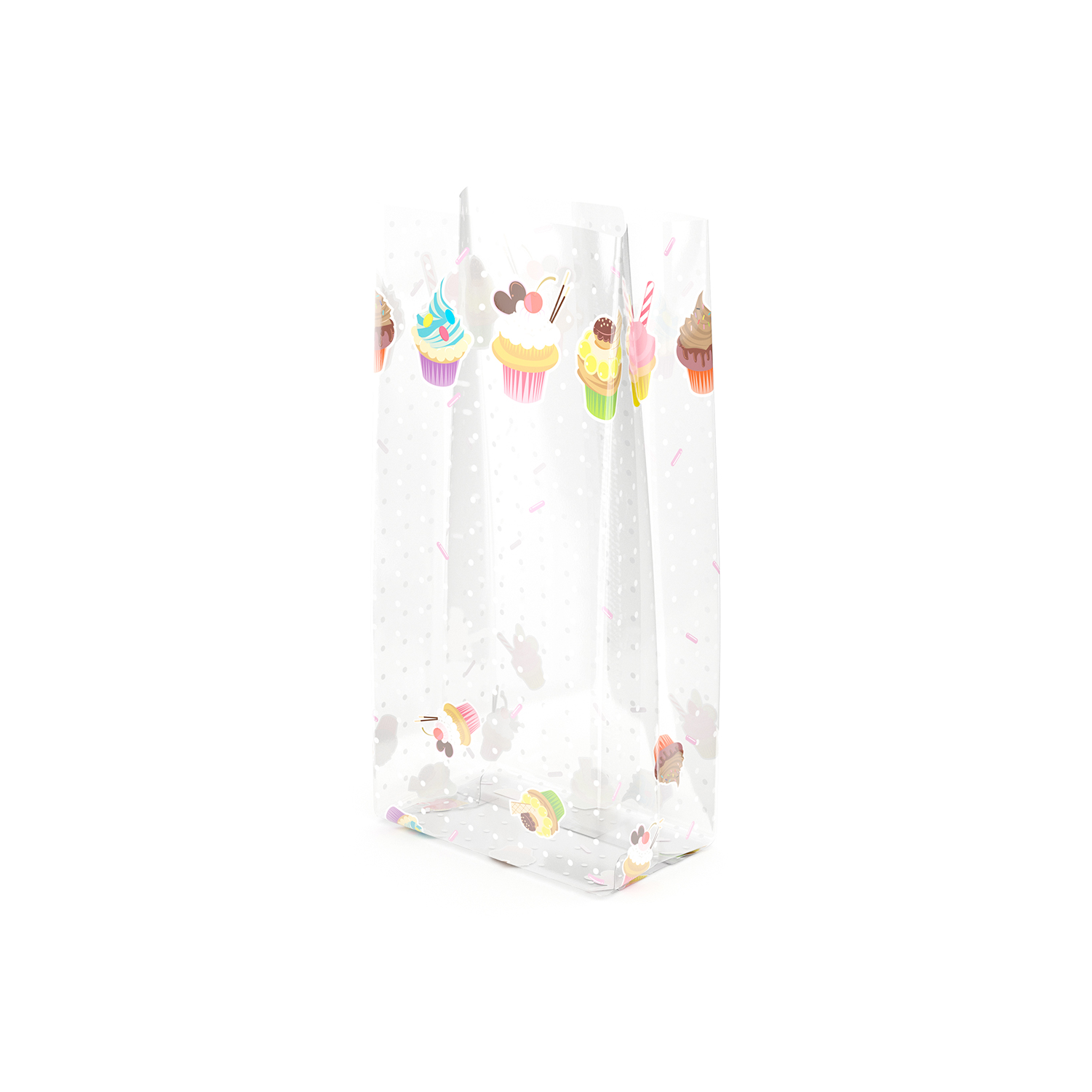 Cupcake Surprise Printed Cellophane Bags GoTEMKIN