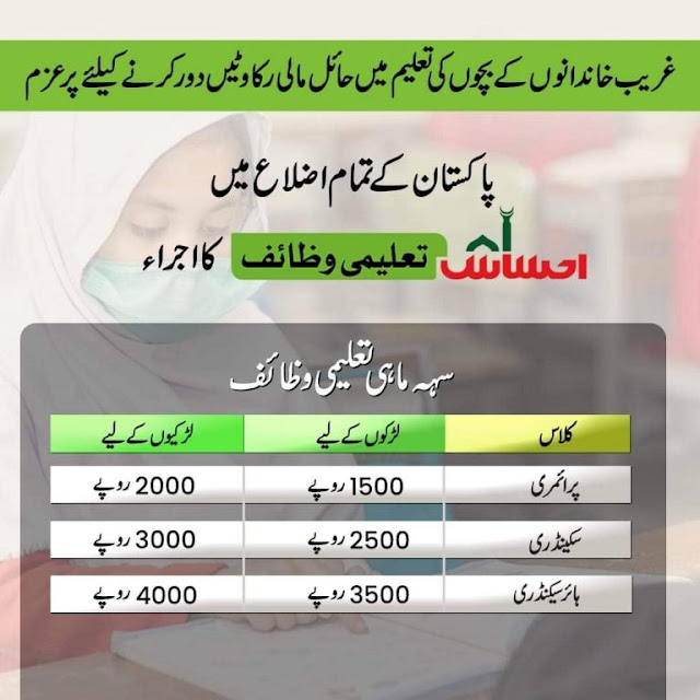 Ehsaas Taleemi Wazaif Registration 2024 Online Application Form