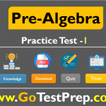 Pre-Algebra Practice Test Question Answers [SET 1]