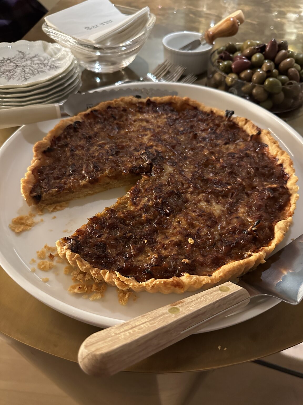 Onion Gruyere Tart Gotham Gal