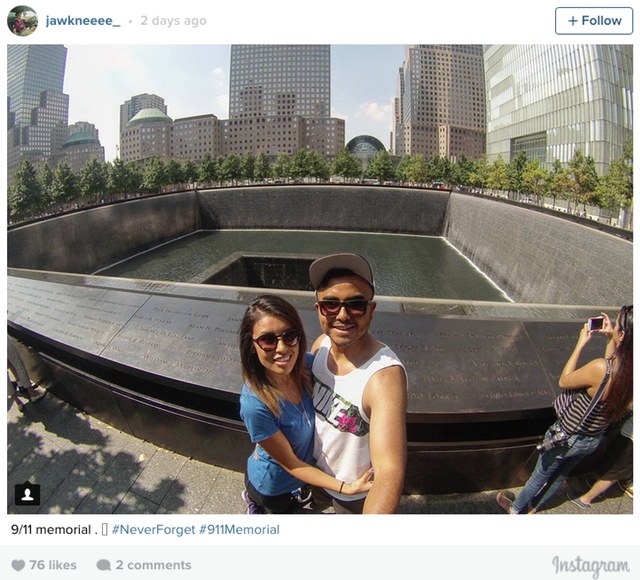 Abc News 9 11 Memorial Selfie Echoes of atrocity the 9/11 Memorial Museum in pictures
