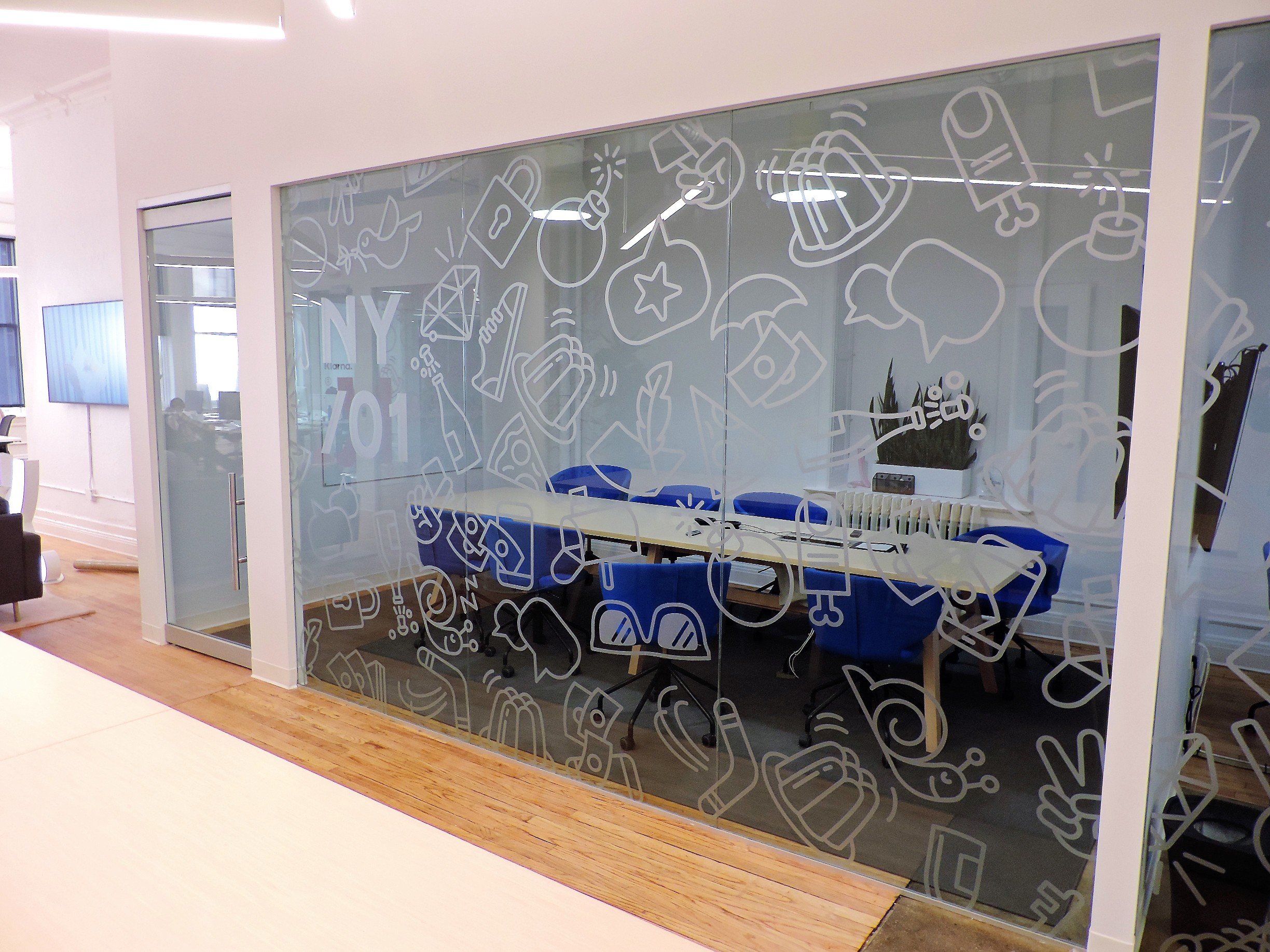Conference Room 1 Custom Window Film Gotham Signs & Graphics