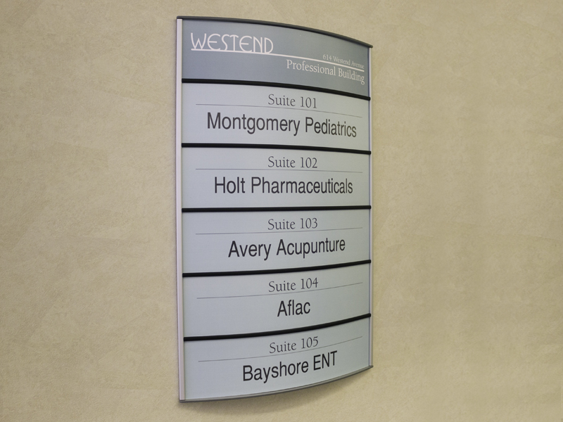 Types of Interior Directory Signs for New Rochelle NY Office Buildings