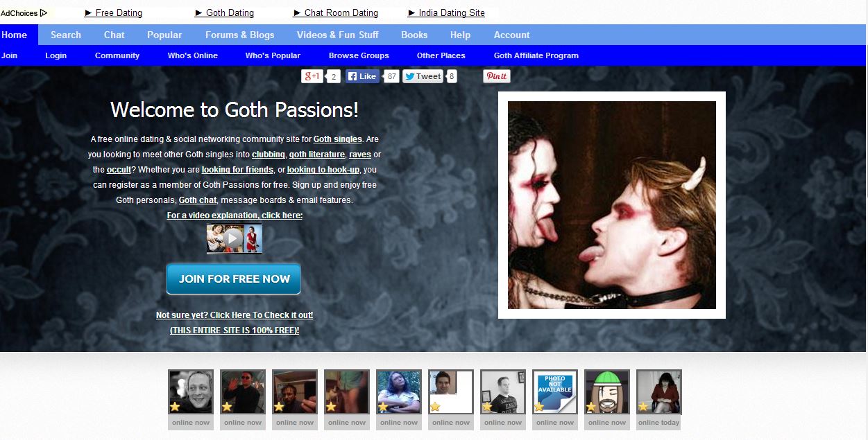 Gothic Singles Dating Site RoundUp