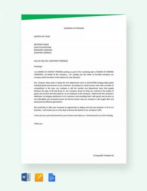 On behalf of company name, i want to sincerely apologize for the negative experience that you had with our customer i think that it is important to keep a stash of business templates not just for forms but also for letters. Trading Business Introduction Letter Samples & Templates ...