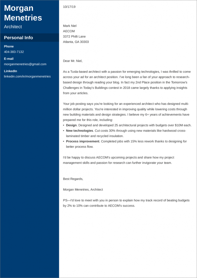 Real Creative Director Cover Letter Example for 2022 Enhancv