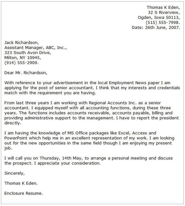 Accounts Receivable Staff Accountant Cover Letter