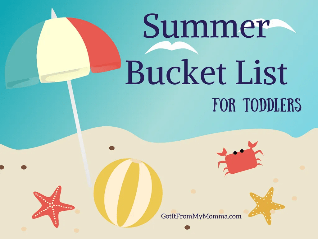 Summer Bucket List for Toddlers