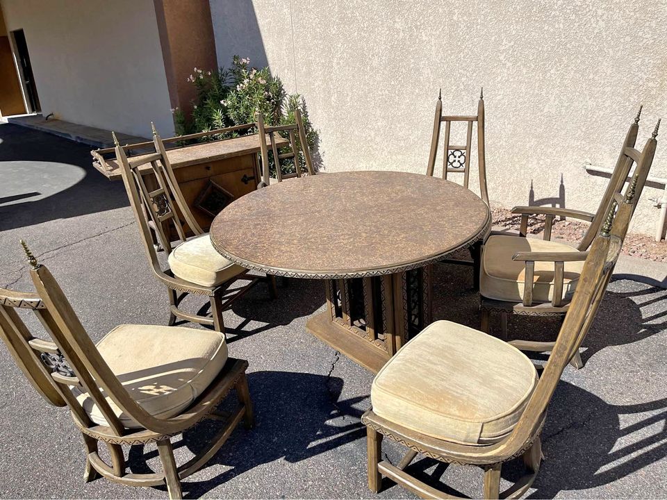 Spanish Style Dining Set Got Legs Furniture & Décor
