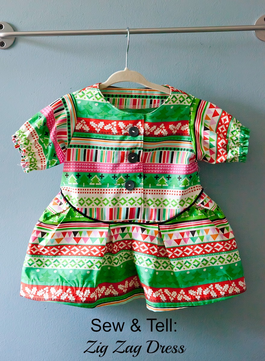 Sew & Tell Zig Zag Dress SEWTORIAL