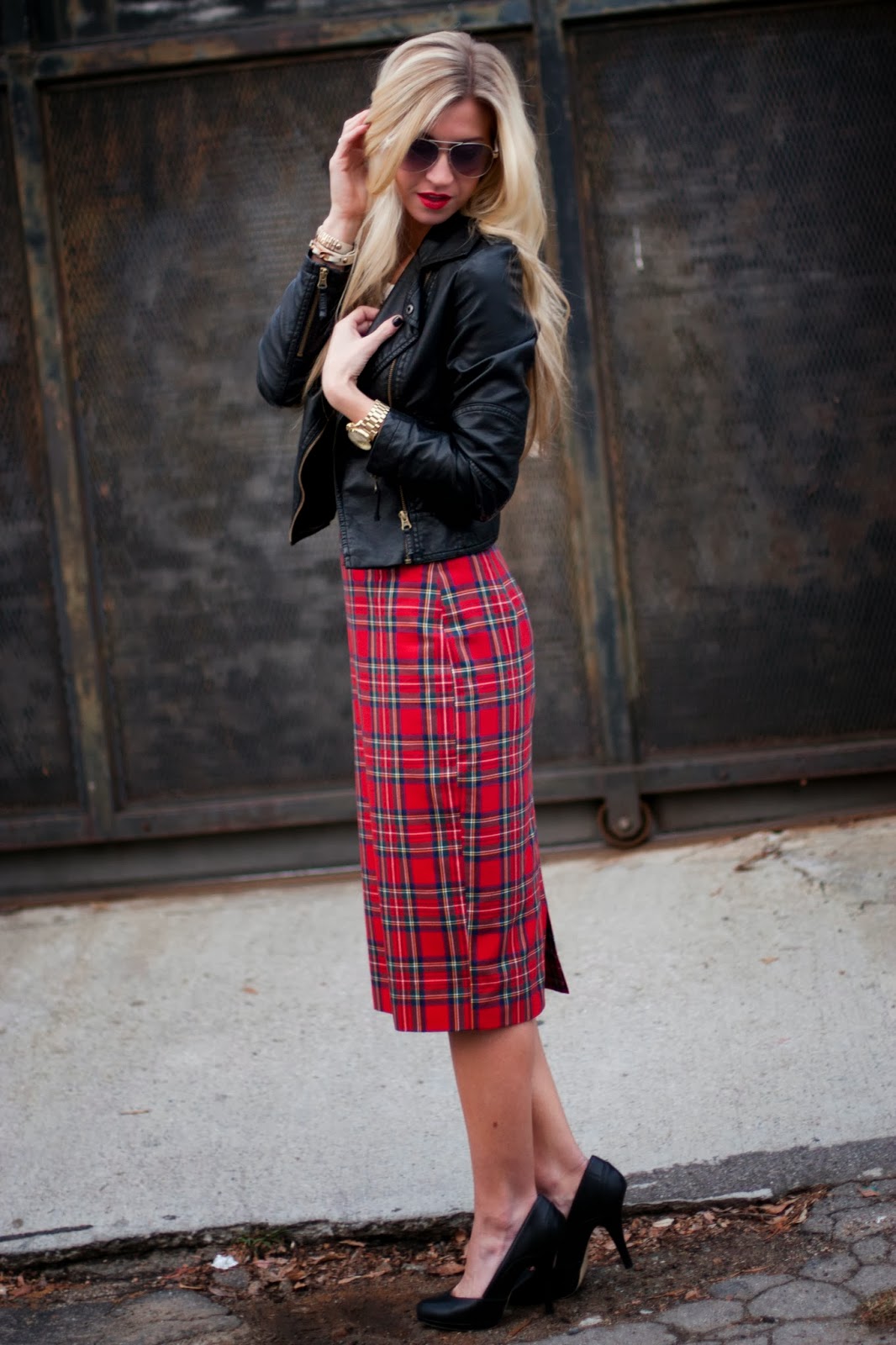 Tartan Midi Skirt Tutorial SEWTORIAL