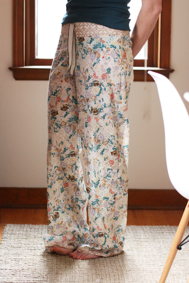 Shirred Voile Pajama Pants Tutorial SEWTORIAL