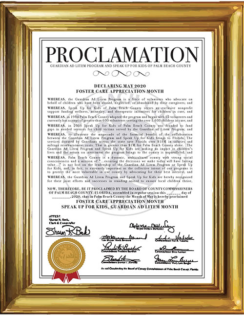 County Issues Proclamation Recognizing May As National