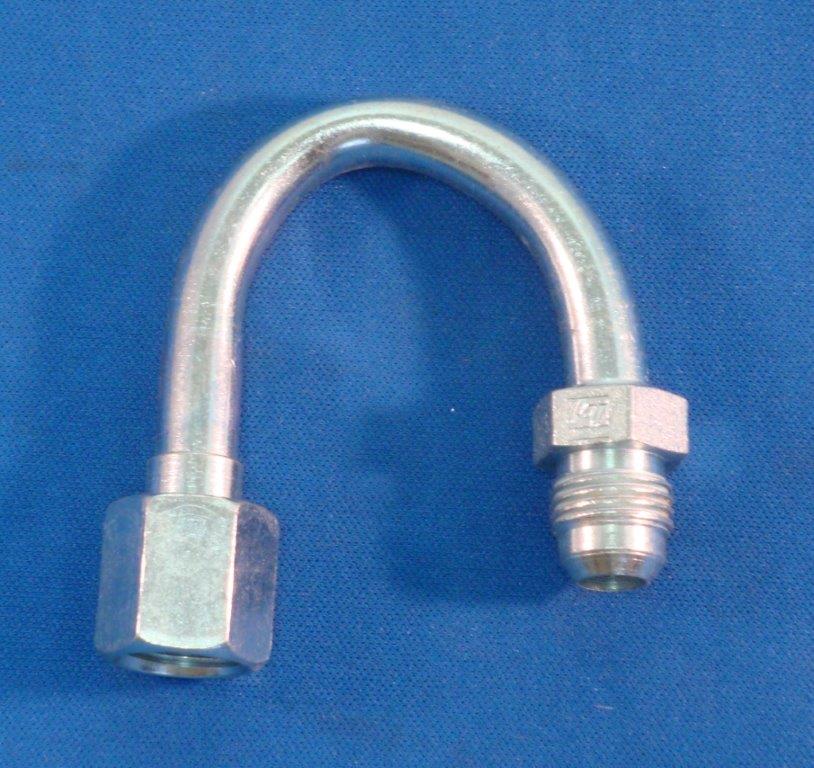 231180 180 Degree Transmission Cooler Line Adapter for TubeStyle