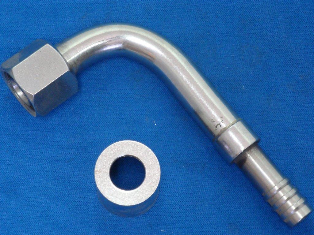383910 Stainless Steel 90Degree 10 Female Oring Fitting Gotta Show