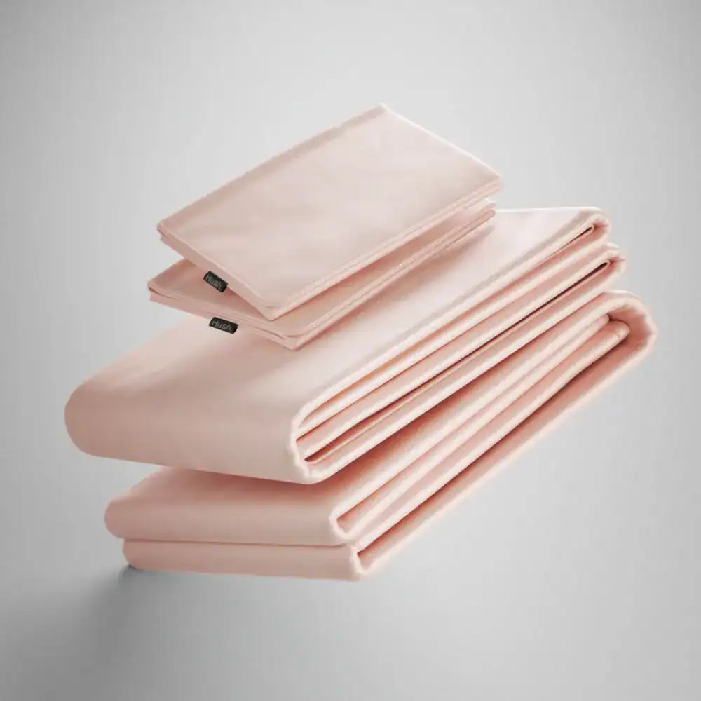 Hush Iced Blush Sheet and Pillowcase Set Twin Gotta Sleep