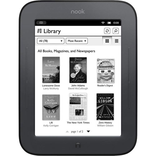 Comparativa eReaders NOOK Simple Touch Glowlight vs Kindle Paperwhite